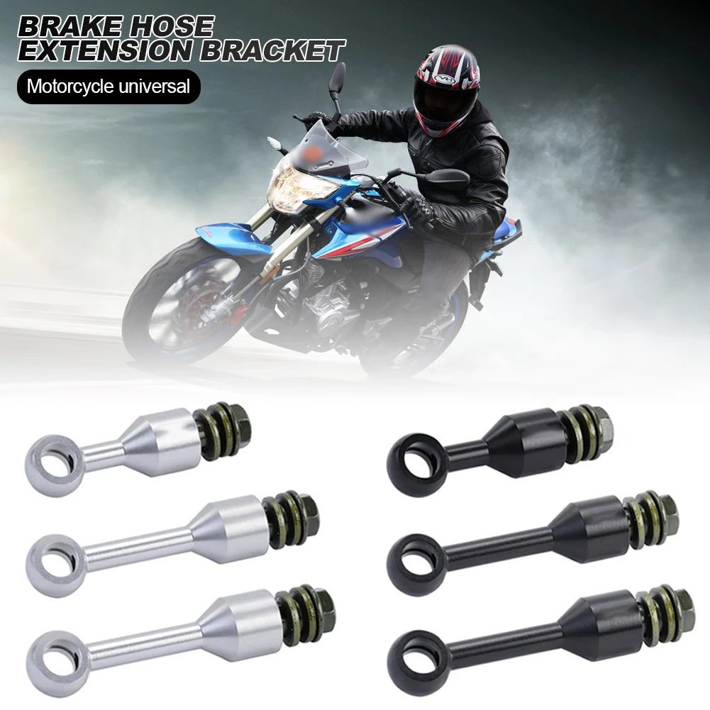 Universal M10 Motorcycle Brake Fluid Hose Extension Bracket Tubing Brake Hose For RCS Spare Parts For Yamaha Honda Kawasaki