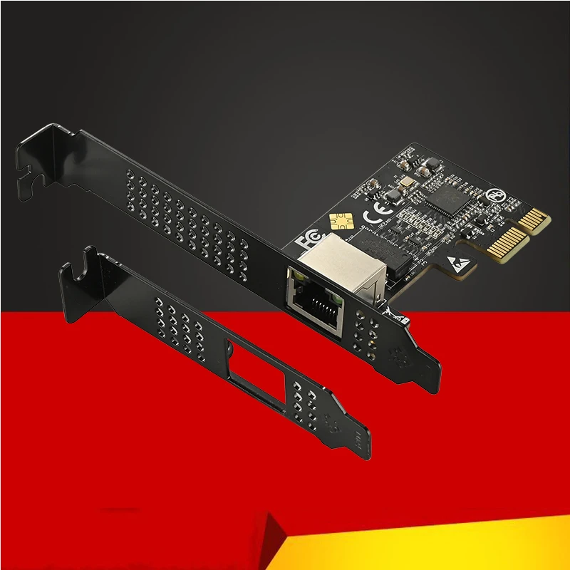 Carte réseau PCIE pour ordinateur de bureau, adaptateur Ethernet Gigabit, PCI Express, bronchto RJ45, puce RTL8126, 10 m, 100 m, 1000m, 2.5g, 5g, carte LAN Alfred