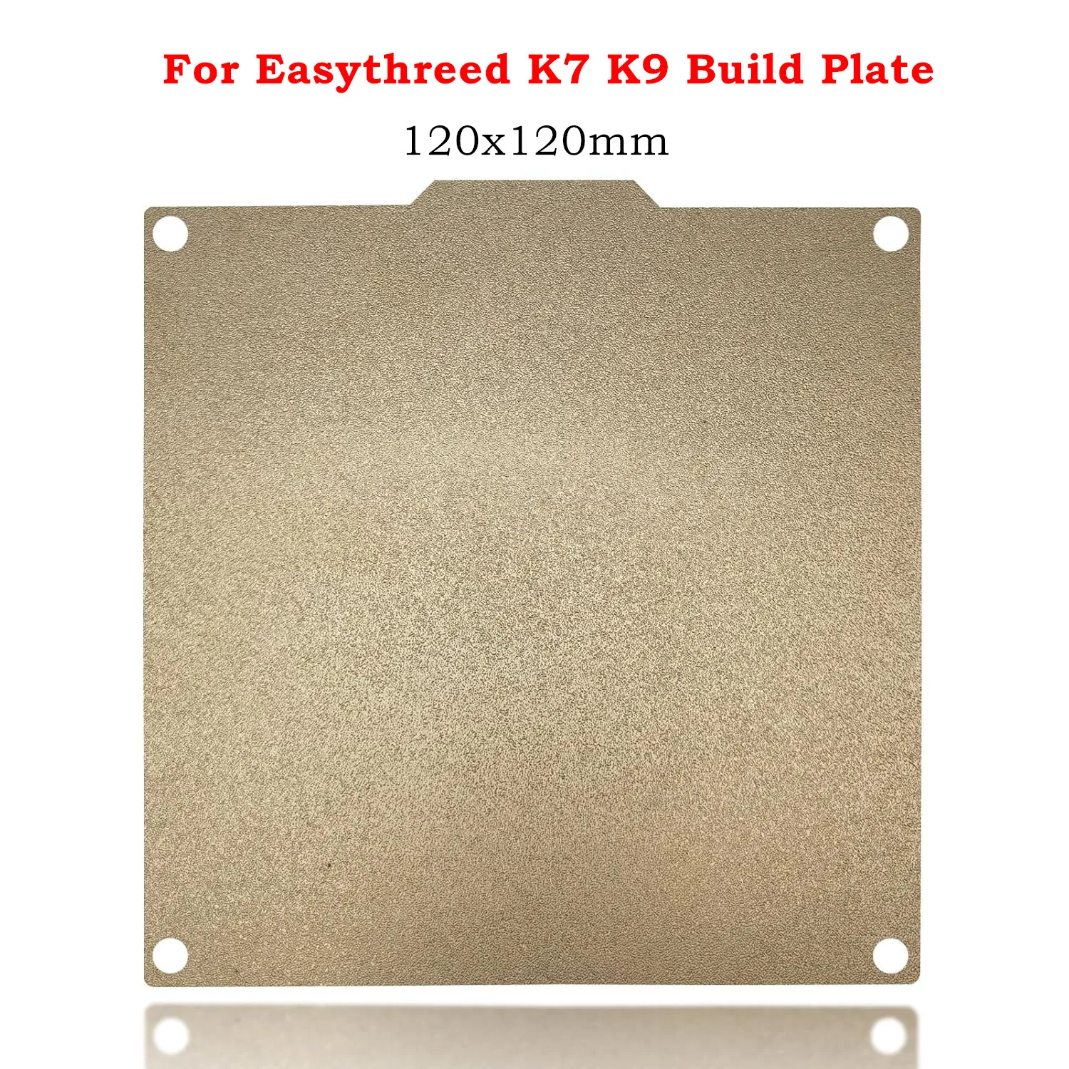 

Текстурированная PEI-пластина для 3D-принтеров Easythreed K7 K9, 120x120 мм, двусторонняя, из гибкой пружинной стали, с сильной адгезией для PLA и ABS