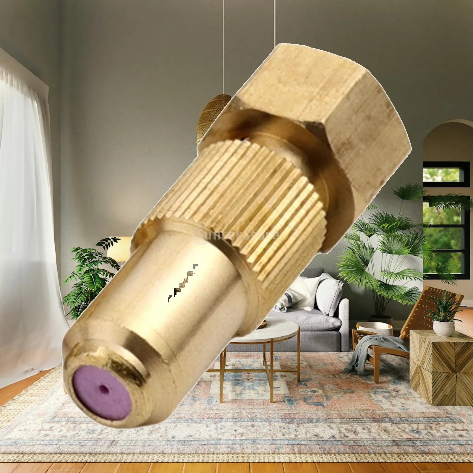 Versatile Adjustable Irrigation Nozzle Tip Copper Ceramic Sprayer for Farm and Garden Watering