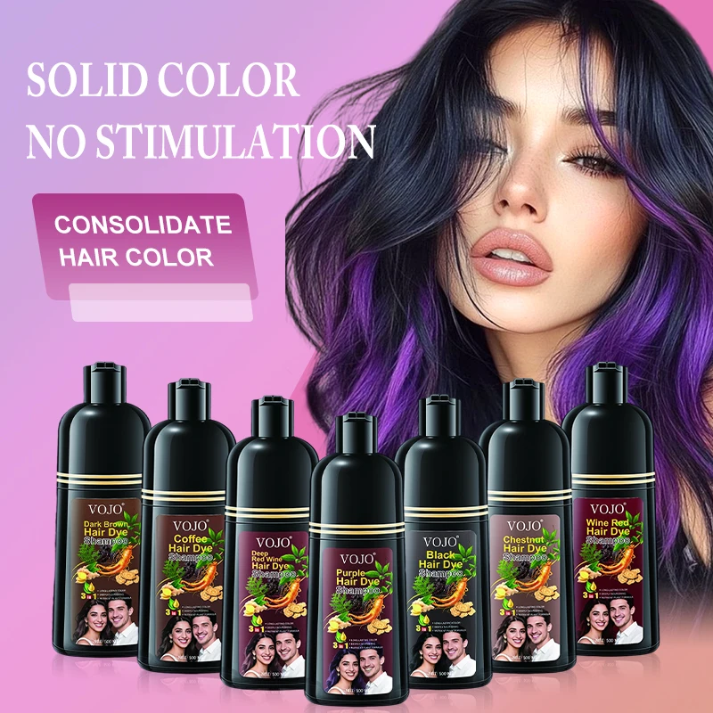 Hair Color Cream,Plant-Based,Gentle Formula, 7 Vibrant Colors for Stylish Hair, Festive Hair Color,Vibrant Color, Gentle Hair Dy