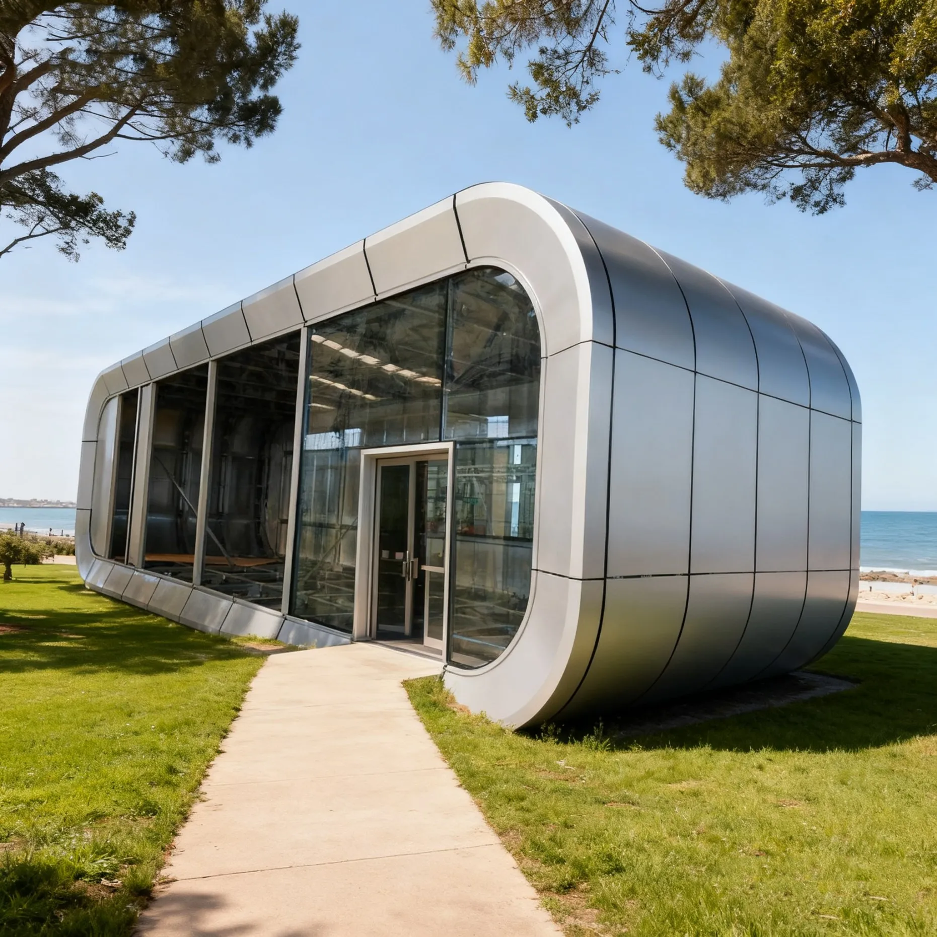 

Manufacturer's Mobile Prefabricated Aluminium Space Capsule Living Room Bedroom Entry Farmhouse Apartment Workshop Bathroom