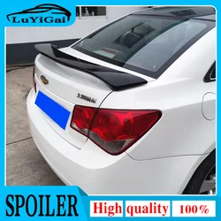 For chevrolet cruze spoiler 2009-2014 ABS Material Car Rear Wing Primer Color Rear Spoiler Rear Wing Spoiler With Led Light