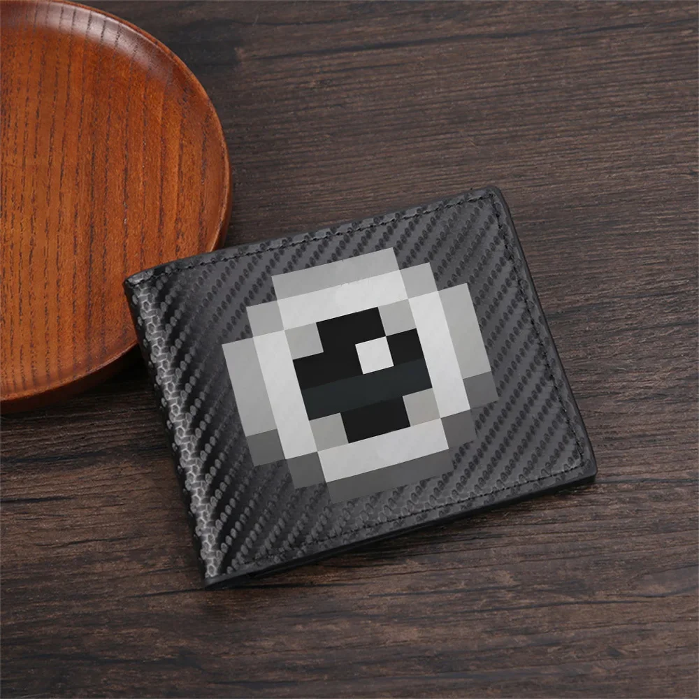 Abstract geometric design shapes. Square,pattern,black. Men's Wallets Simple Business Modern Stylish Printing Design Gifts For F