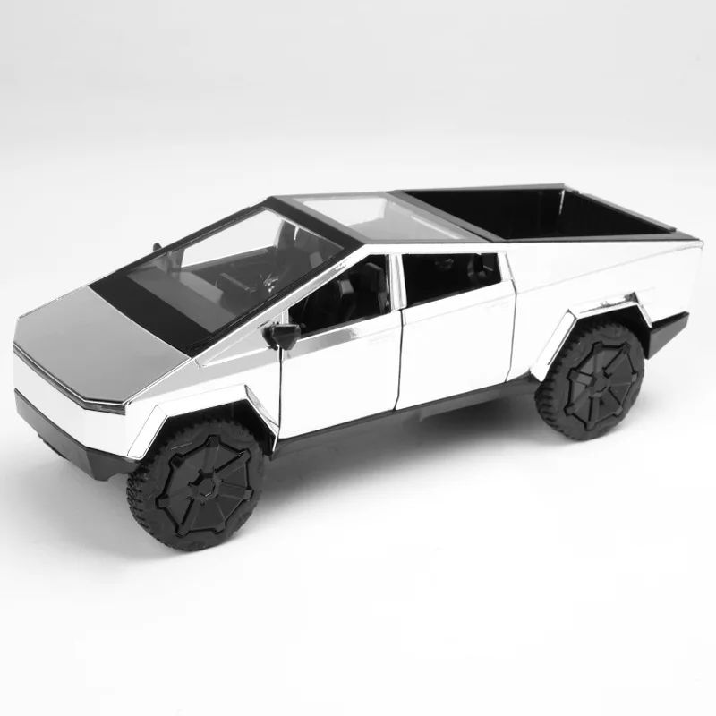 Versão galvanizada de captação do veículo off-road, som e luz, modelo de brinquedo pull-back, ornamento