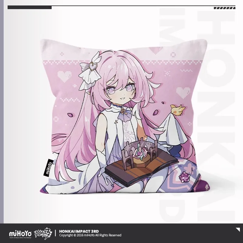 HonkaiImpact3 Official Anime And Game Peripheral Littlest Ruler Series Second Bullet Square Home Office Plush Pillow Cushion