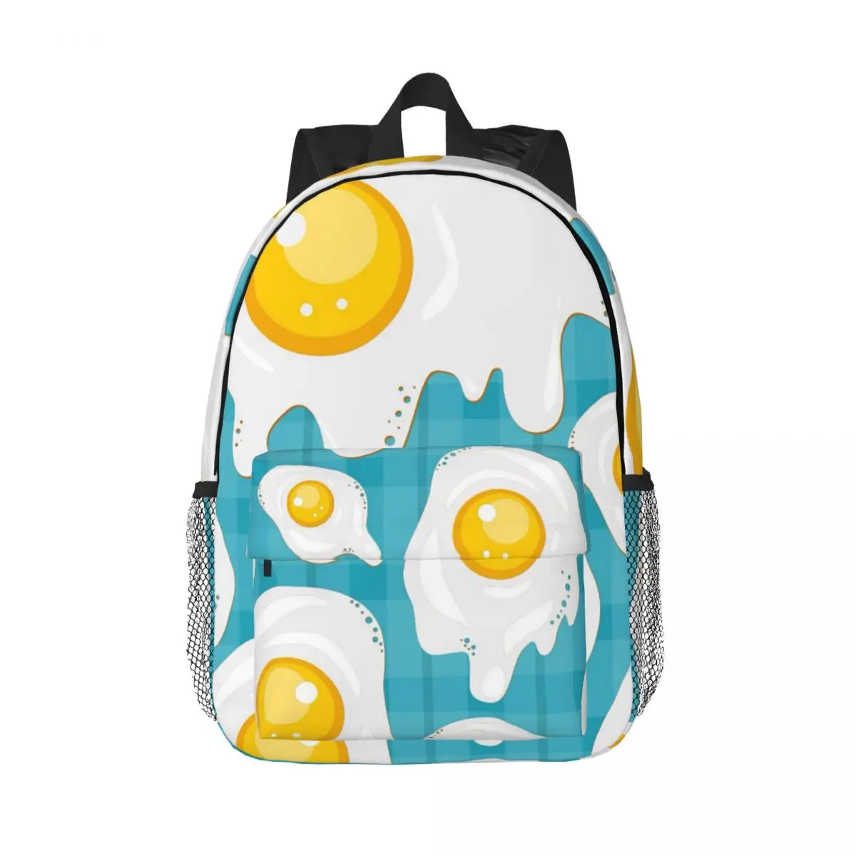 

Kawaii Fried Egg Backpack Hot Sale Daypack Large Capacity Boys Girls BookBag Shoulder Bags for Men Women Children School Bag