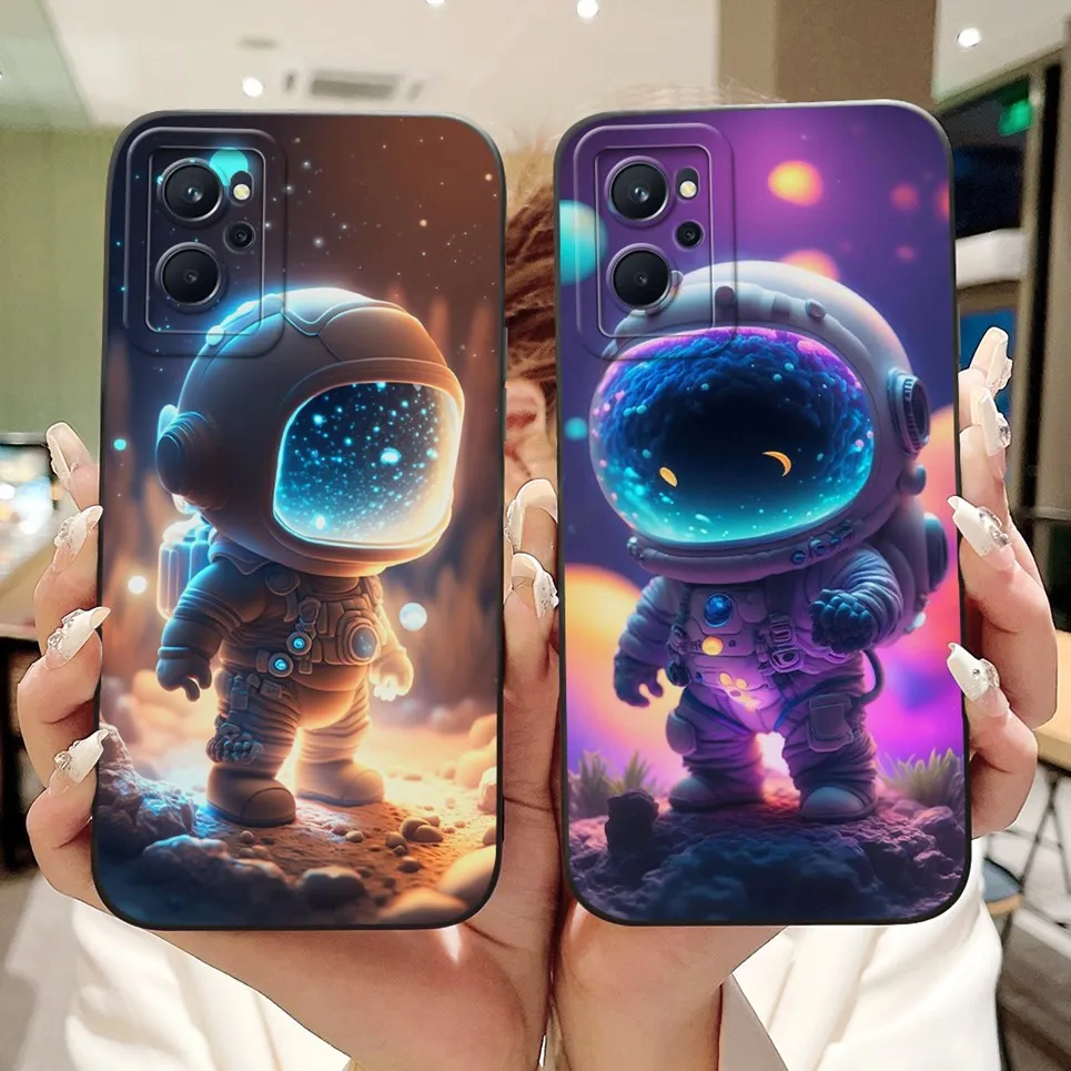 For Realme 9i 4G Phone Case Realme 9 Pro Pro+ Cover Luxury Fashion Painting Bumper For Realme9 4G 5G Matte Silicone Soft Capa