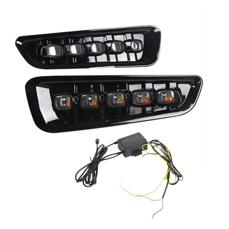 

Автомобильные фары DRL дневные ходовые огни Daul Clour противотуманные фары указатели поворота для Ford F-150 2016-2018-T48C