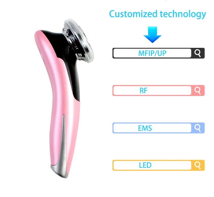 

Hot Cold Face Massager Beauty Instrument EMS Machine Skin Rejuvenation Skin Brighten Moisturizing Anti Wrinkle Pore Cleaner