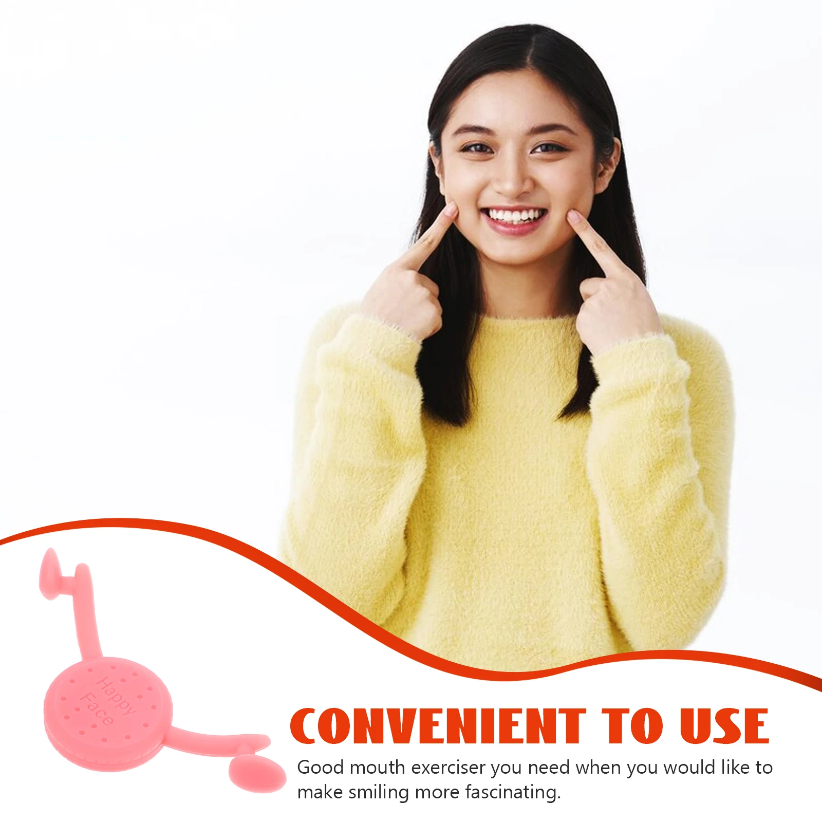 

Smile Trainer Silicone Corrector Face Exerciser Tighten Mouth Lips Shaper Smile Tool Facial Expression Muscle