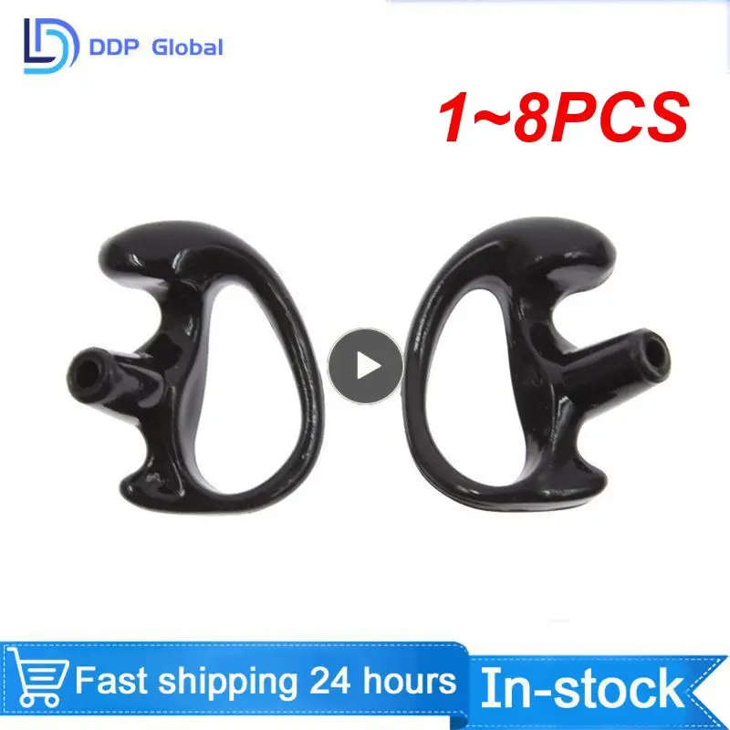 1~8PCS Walkie Talkie Accessories Alternatives Comfortable High Quality Ease Of Use Secure Fit Soft Earmold Alternatives To