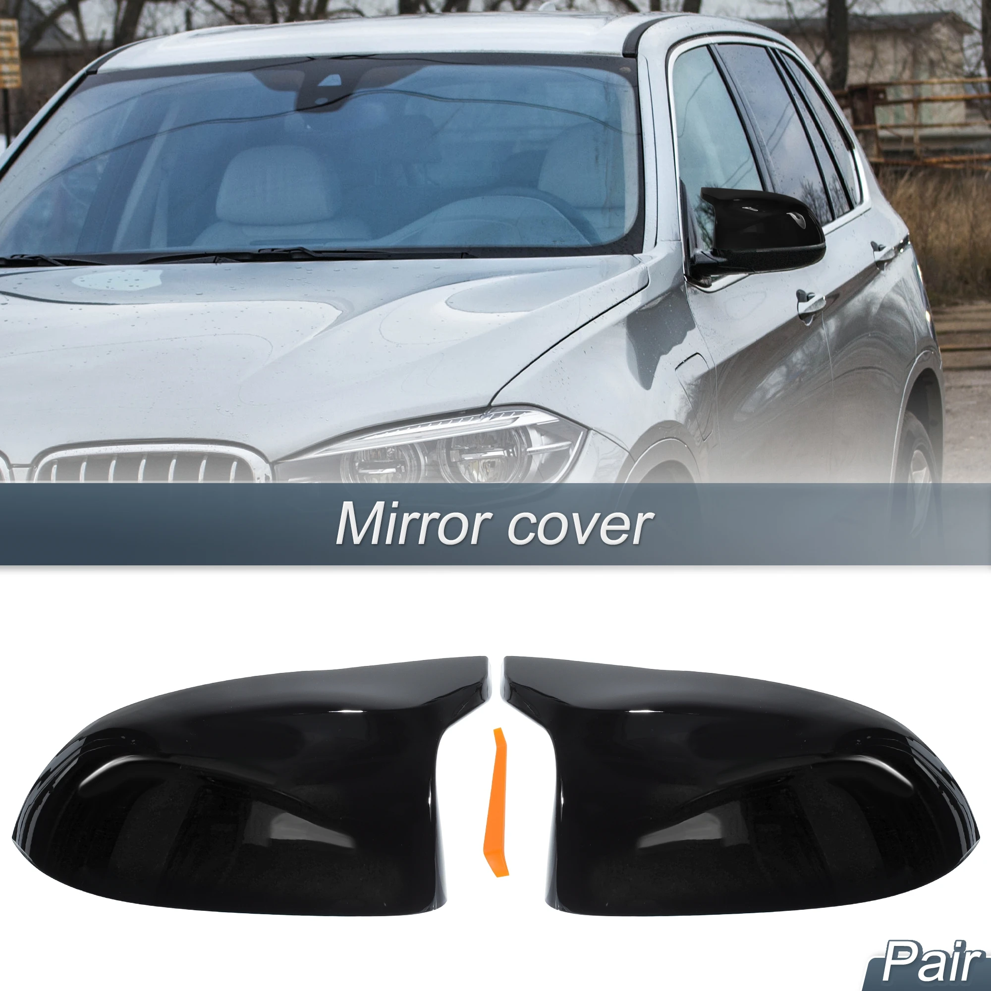 

UXCELL накладки на дверные зеркала, глянцевый черный для BMW X5 F15 X6 F16 X3 F25 LCI X4 F26