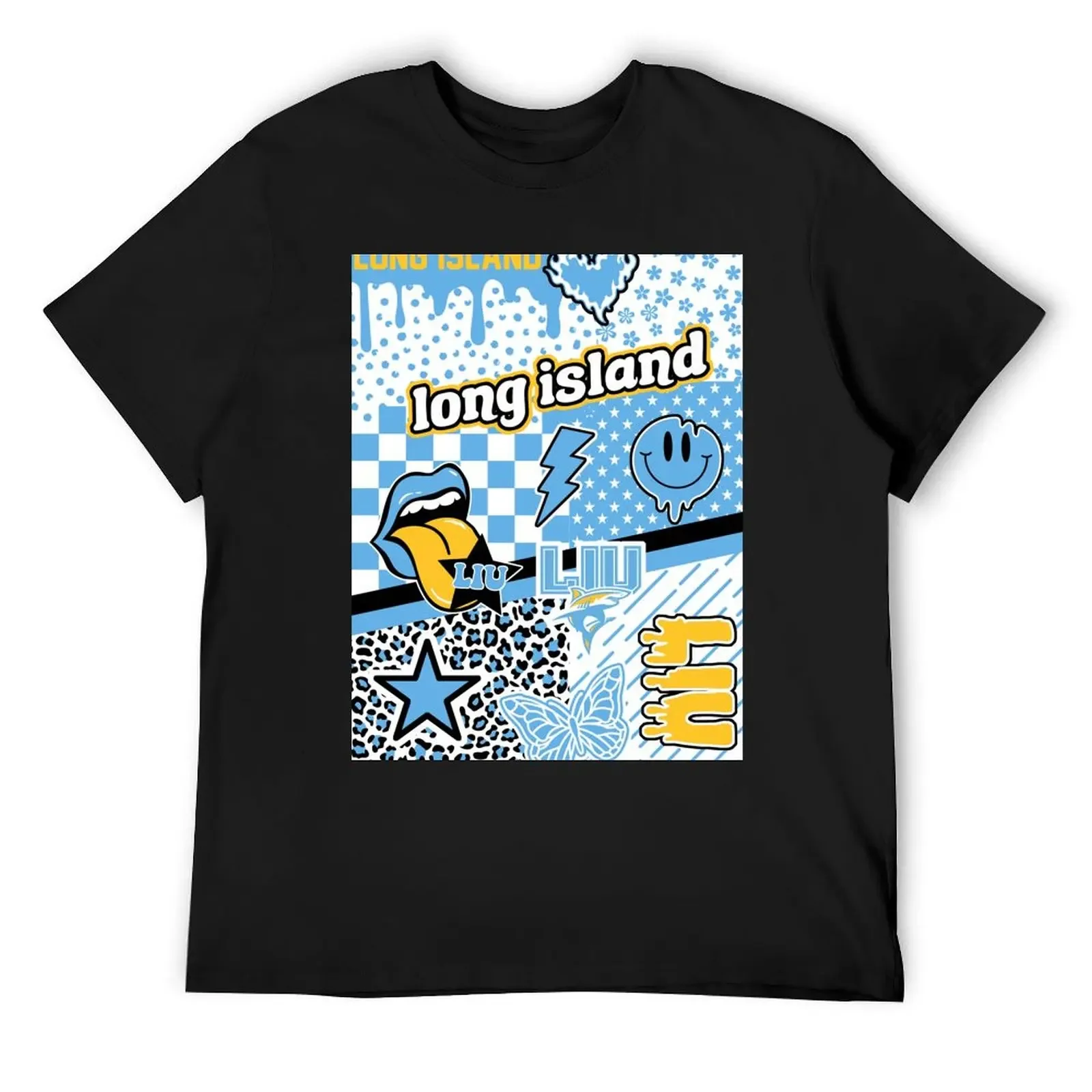 Long Island T-Shirt oversizeds customs design your own anime stuff Aesthetic clothing designer t shirt men