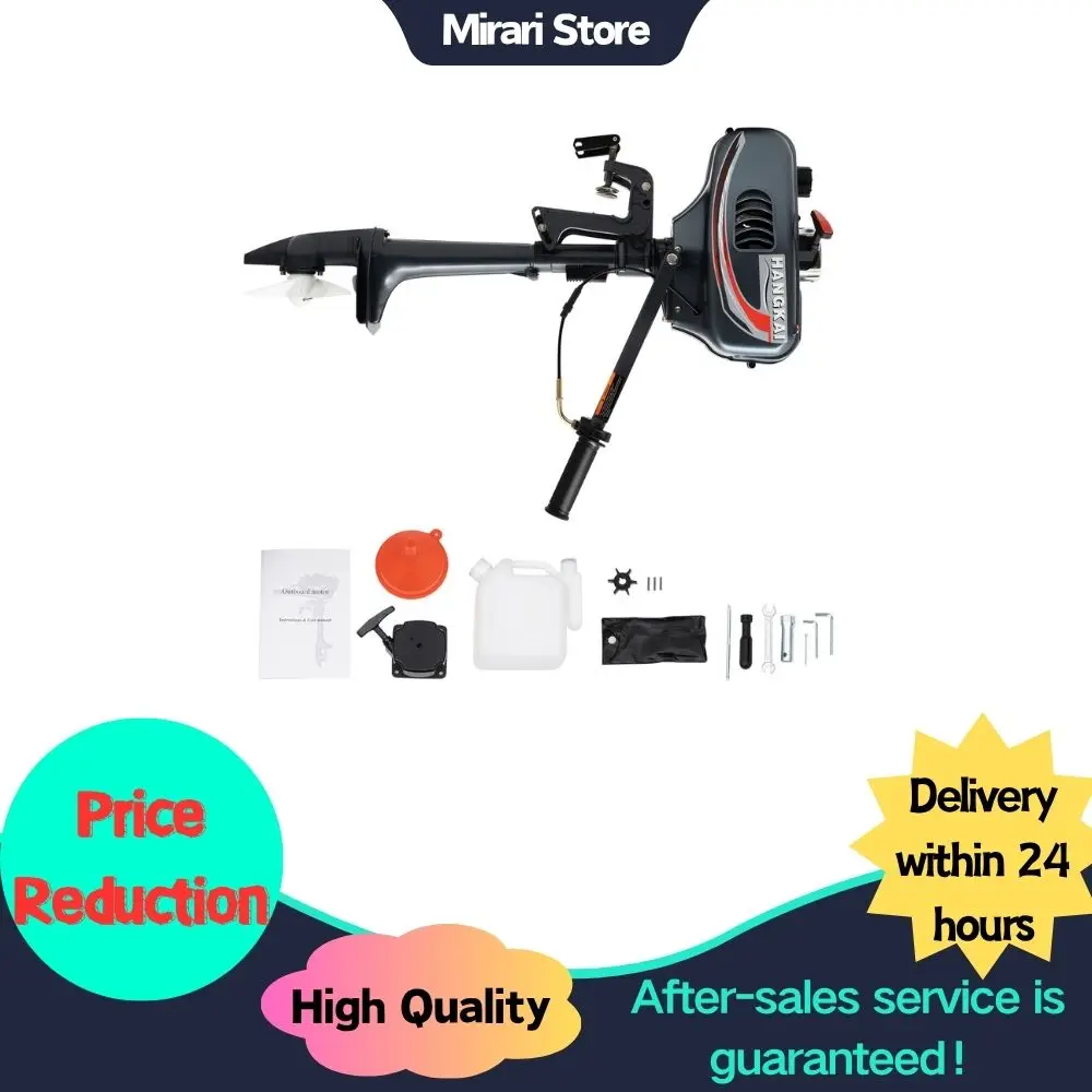 Motor Fueraborda De 3.5Hp Y 49Cc, Motor De 2 Tiempos Para Embarcaciones Pequeñas De Pesca Con Arranque Manual Y Embrague. — -76%, 688.96€ Coupon, from 208.13€ – 76% descuento – €208.13