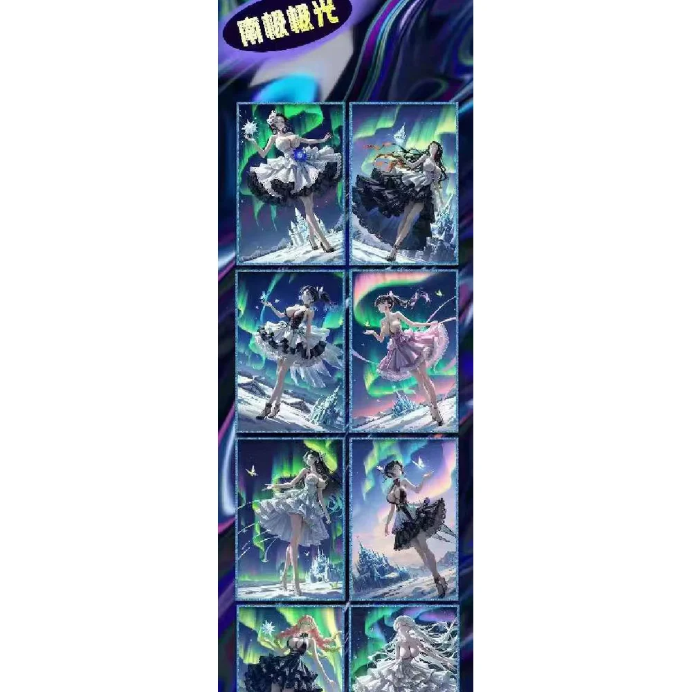 Nuova carta da collezione Demon Slayer Art board Anime Cute Girl Collezione rara Regali giocattolo