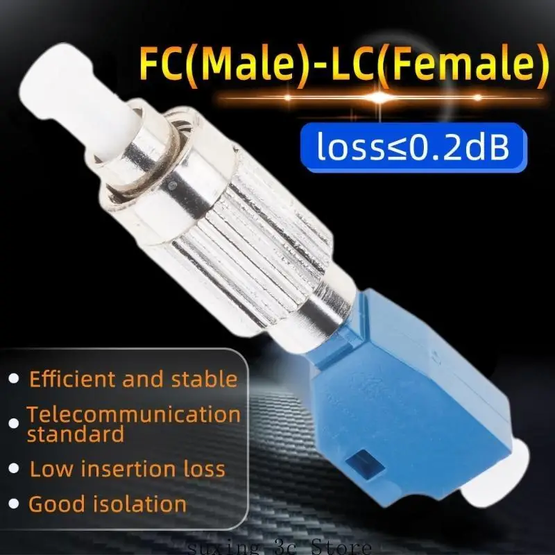 E8BE Male to Female Converter Fiber Optical Power Meter Single Mode Coupler