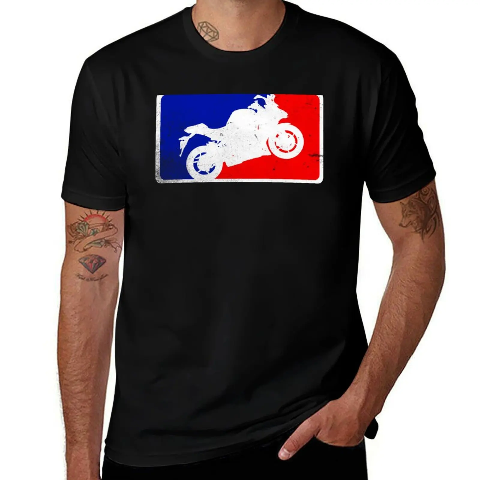 Ninja 1000 Major League Ninja 1000 Sport Bike Supersport Touring Motorcycle T-Shirt Solid Color