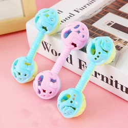 3Pcs Double-Headed Hand Rattle Party KTV Toys To Appease The Small Toy Rattle Toy shower Hand Holding Bell Gift