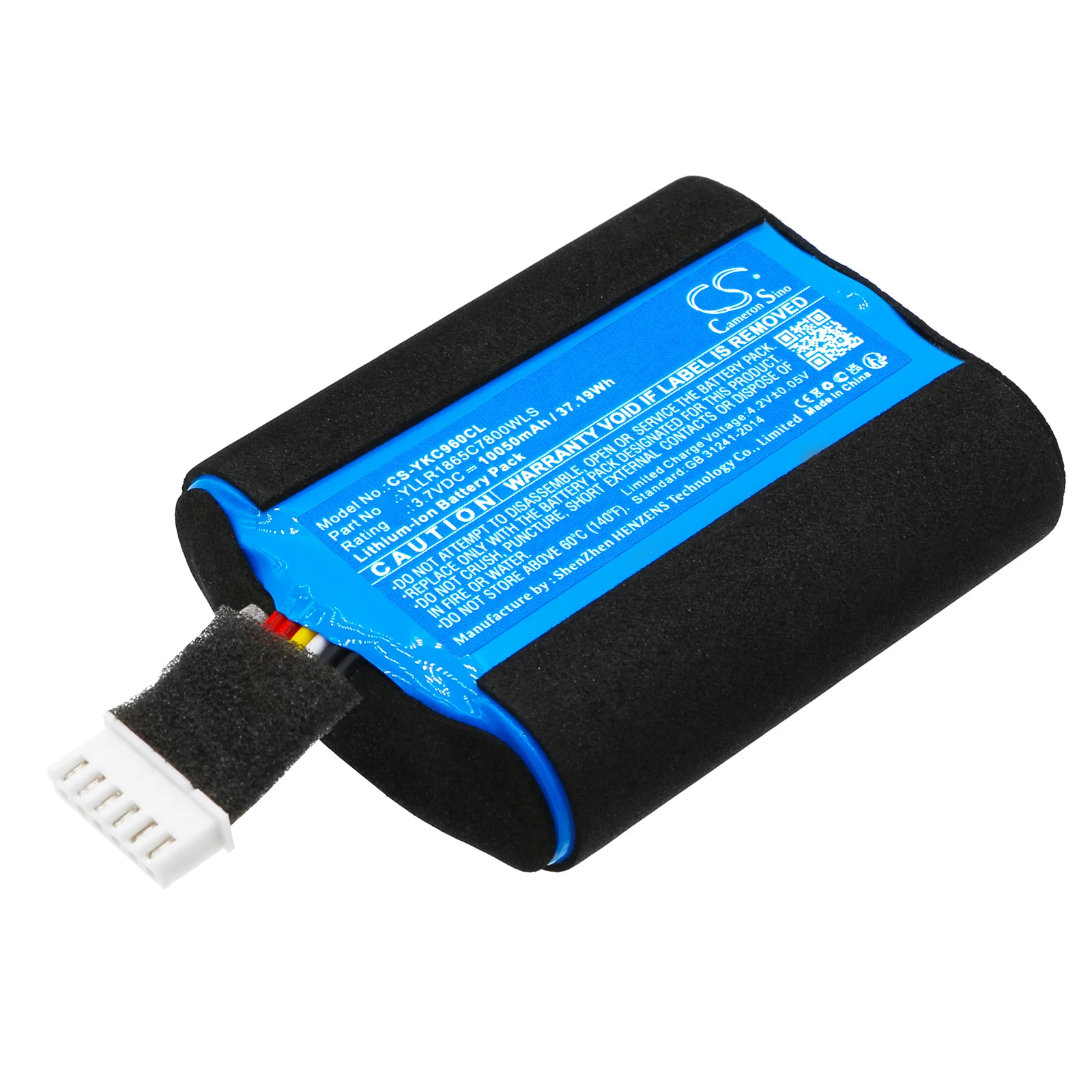 

Аккумулятор для CP925, CP935W, CP960, CP965, артикул: YLLR1865C7800WLS, 10050 мАч / 37,19 Вт·ч