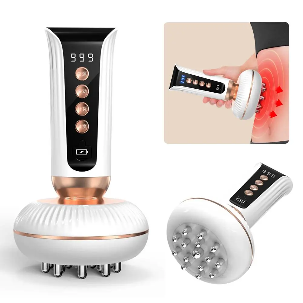 

Electric Cupping Machine Scraping Device Electric Meridian Brush Universal Massage Device For The Whole Body Home Massage C4Y5