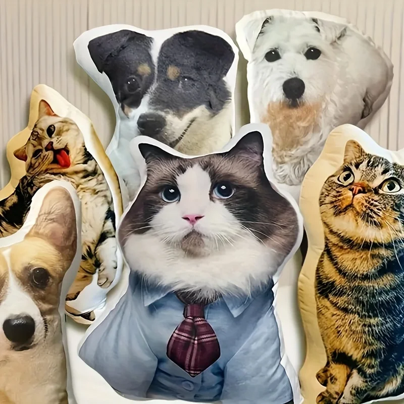[Image Customization] Customized Pet Photos, Personalized Pet Commemorative Cushions, Condolences for Lost Pets, Unique Shaped P