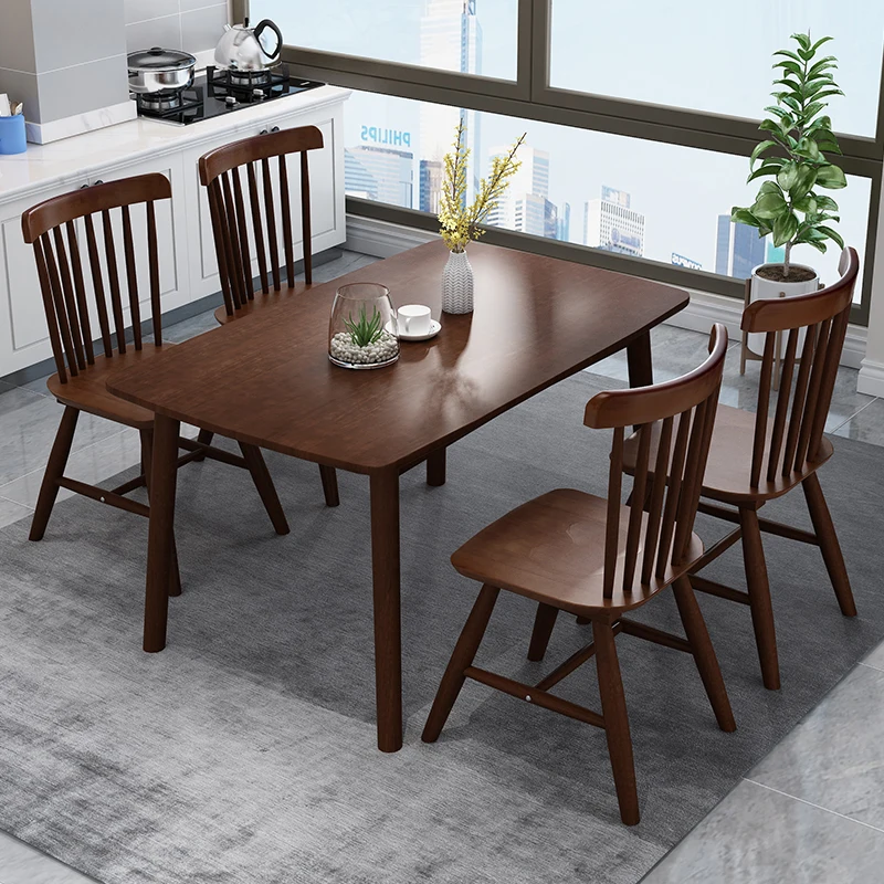 Luxury  solid wood round coffee dining table set restaurant dining table and chair furniture