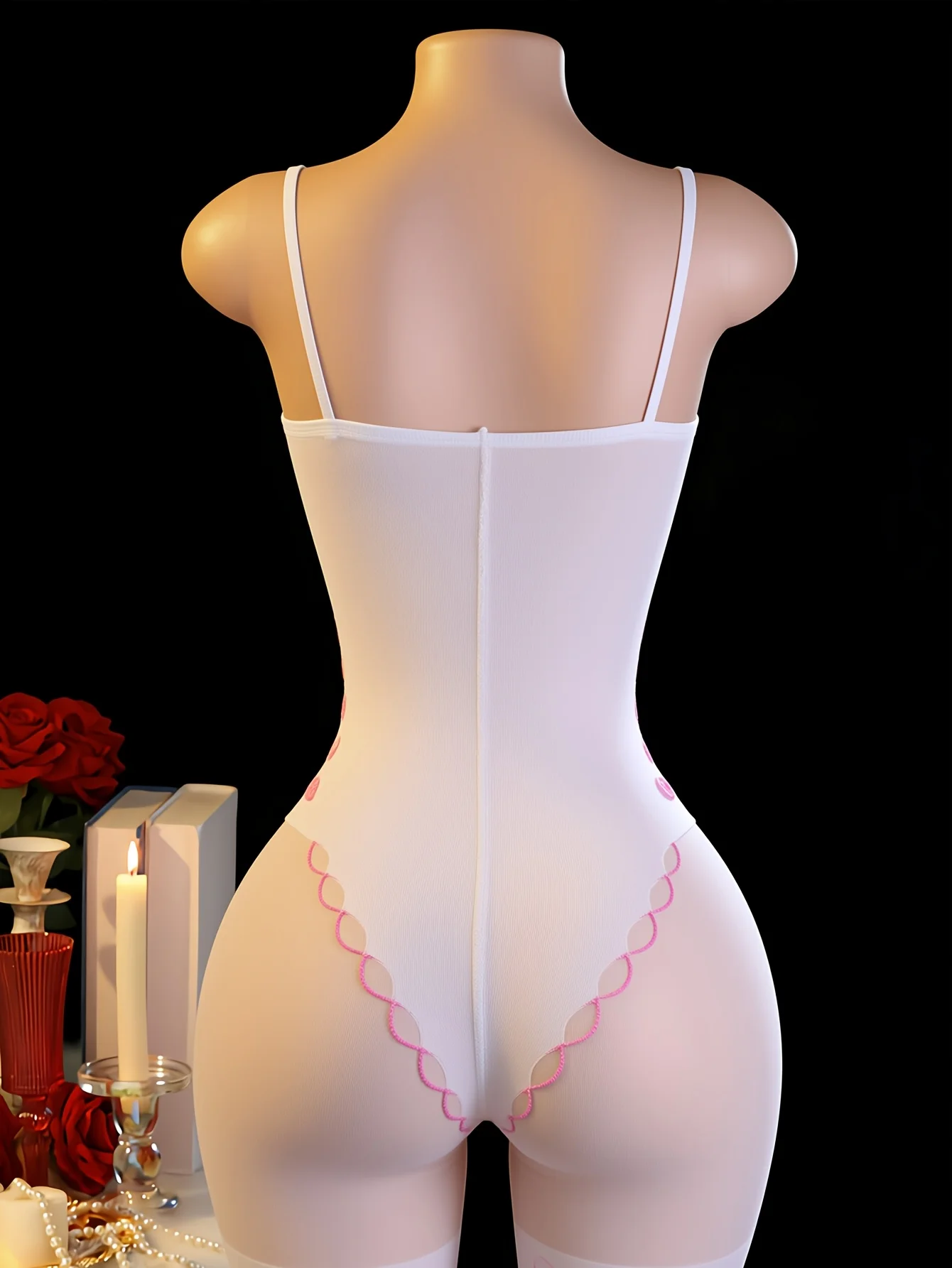 2-Pack – Sexy Fishnet Bodysuit; Women's Sexy Full-Body Bodysuit; Alluring Fishnet Cut-Out Mesh Bodysuit
