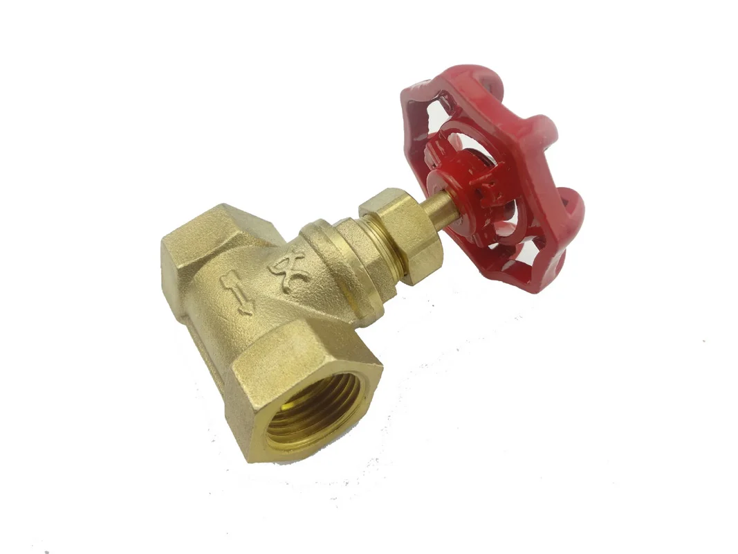 1 قطعة من صمام البوابة النحاسي G1 "DN25(BSP) لسباكة الأنابيب، صمام السلوس