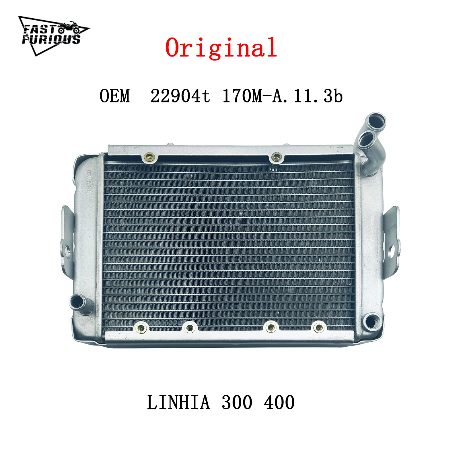 

Original Water Radiator Cooling machine For LINHAI 300 400cc ATV Linhai LH300 CUV 4WD OEM 22904t 170M-A.11.3b