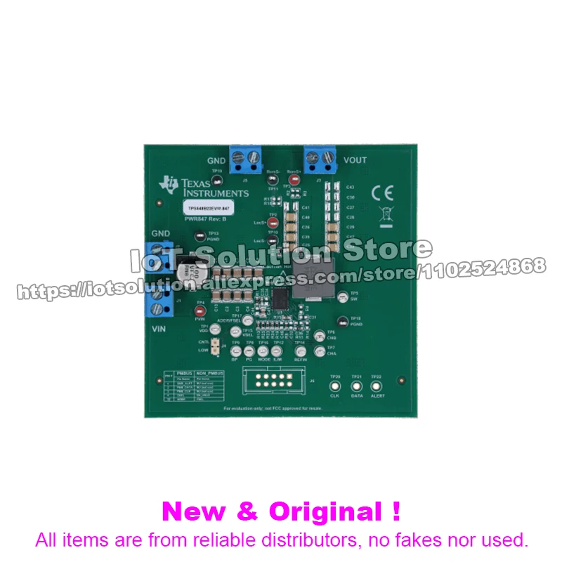 TPS548B22EVM-847 TPS548B22 DCAP3 High Performance, 25A Single Synchronous Step-Down Converter Evaluation Module