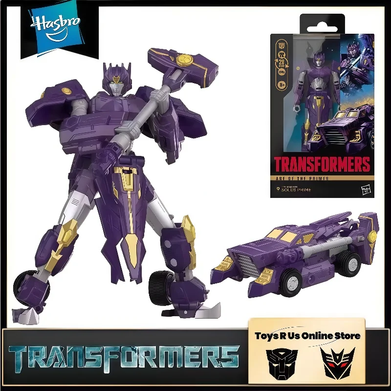 ของเล่นทรานส์ฟอร์มเมอร์ส คลาสสิค ของแท้จาก Hasbro รุ่น Age of The Primes โซลัส ไพรม์ หุ่นยนต์ทรานส์ฟอร์มเมอร์ แอคชั่นฟิกเกอร์ ของสะสม ของเล่นสำหรับนักสะสม