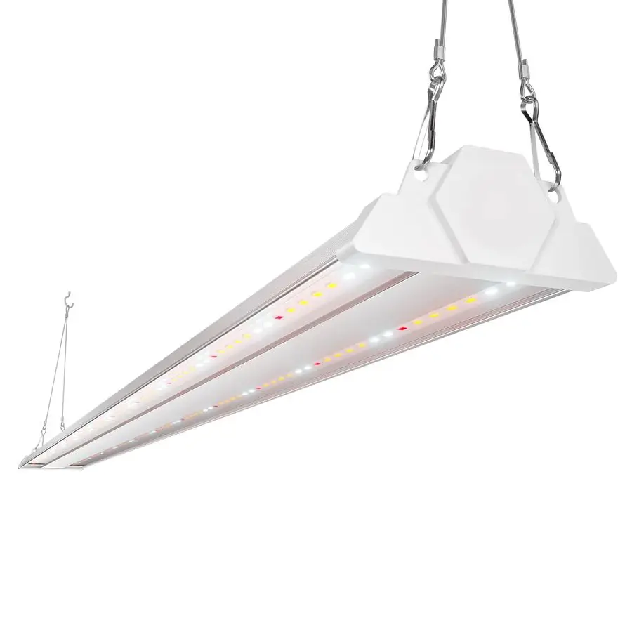 

1 Pack 4ft LED Grow Light, 60W 350W Equivalent, Sunlike Full Spectrum Integrated Plant Light for Hydroponic Indoor Plant Seedlin