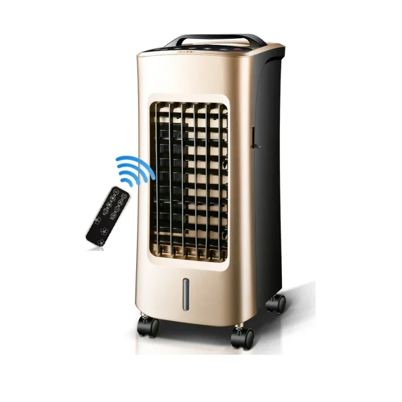 Kipas AC pemanas dan pendingin, pendingin Air AC rumah tangga dengan kendali jarak jauh