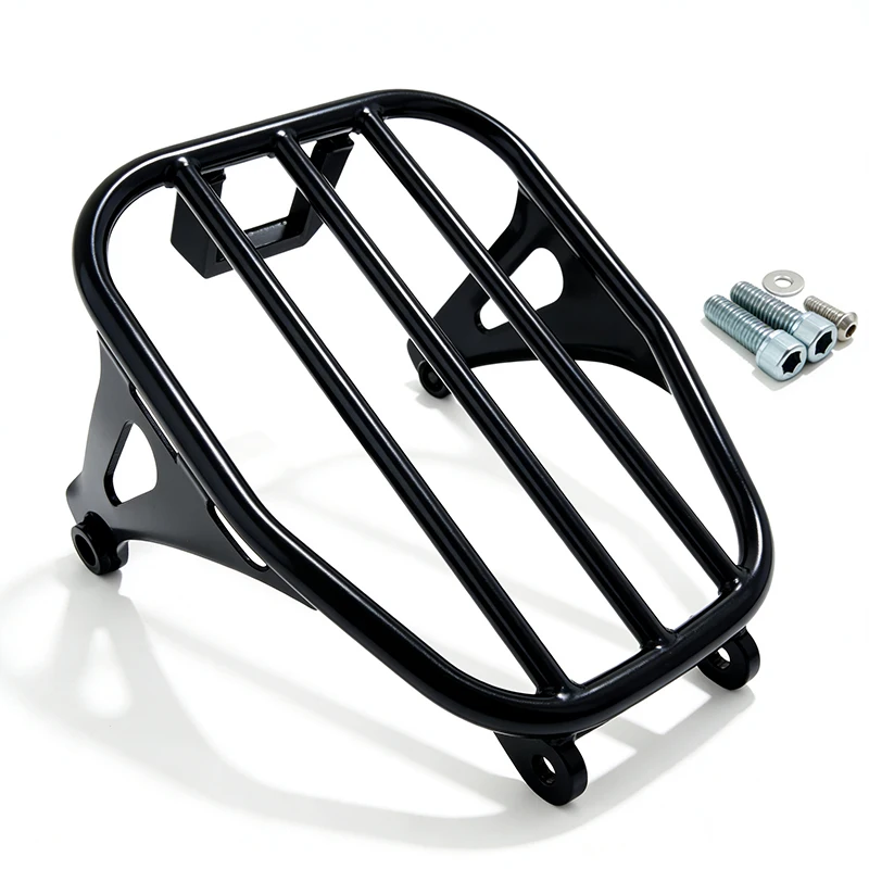 

Gloss Black Solo Luggage Mounting Rack for Harley Softail Slim & Street Bob 2018-2025 FLSL 2018-2021 Motorcycle Accessories