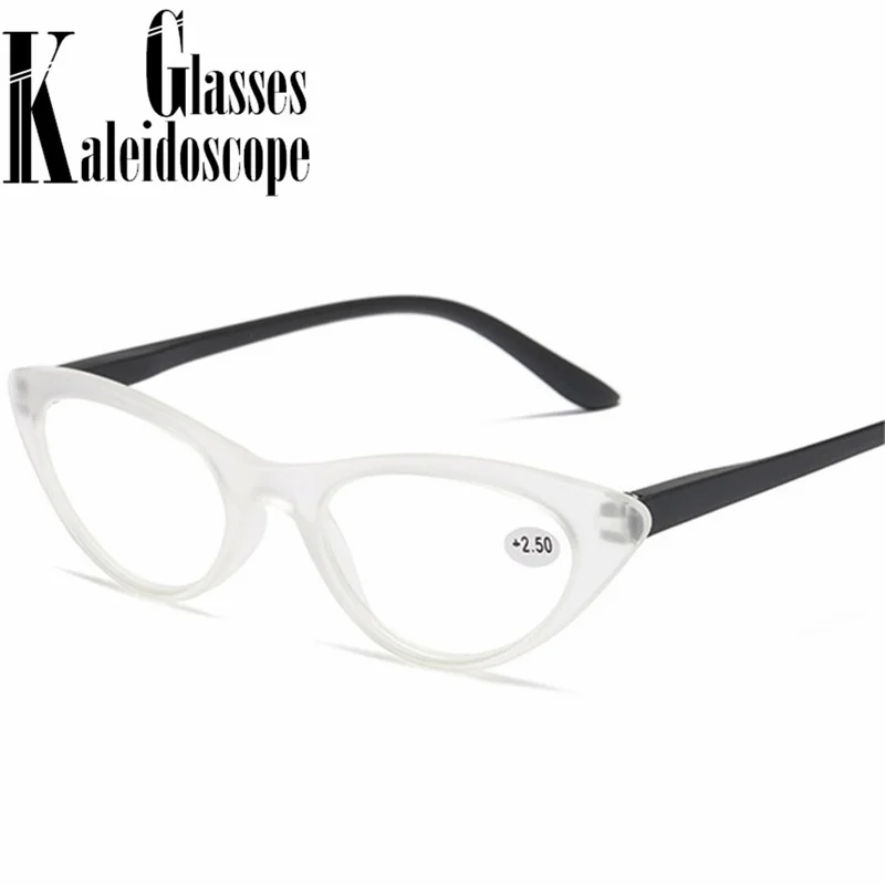 New Cat Eye Reading Glasses Women Small Frame Presbyopia Eyeglasses Ladies Prescription Diopter +1.0 +1.5 +2.0 +2.5 +3.0 +3.5