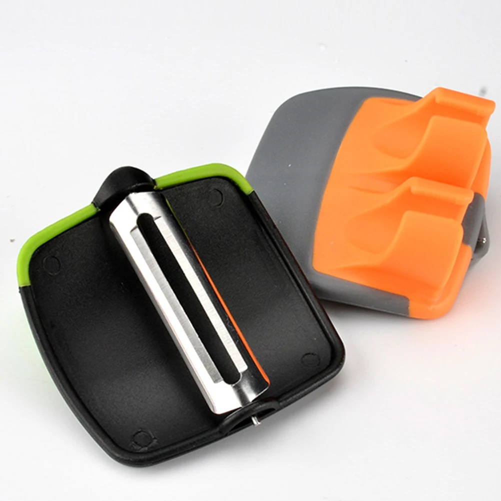

4pcs Vegetable Peeler Kitchen Gadgets Finger Style Fruit Paring Tool For Potatoes Carrots Cucumbers Apples Pears