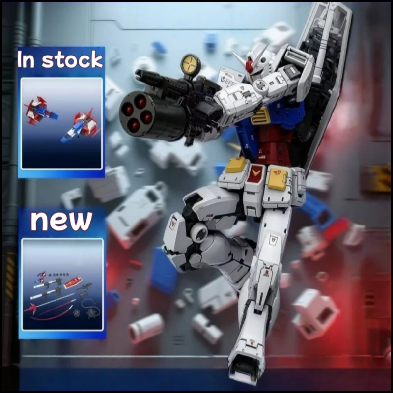 

New Fat Cat Model Rg 1/100 Model Rx-78-2 Ver 2.0 Assembly Model Kit Rgu Movable Joints Collectible Robot Kits Models Gifts Toys
