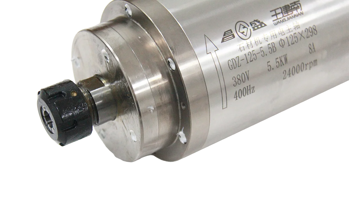 

5.5kw 24000rpm Stone Carving High Speed Water Cooled AC CNC Spindle Motor