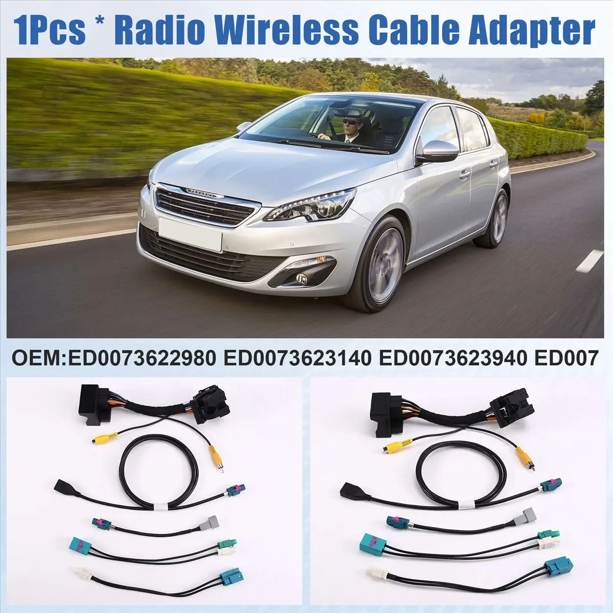 Super Sale For Peugeot Citroen RCC NAC MRN Car Radio Wireless Cable Adapter USB Cable SMEG SMEG+ Replace NAC RCC