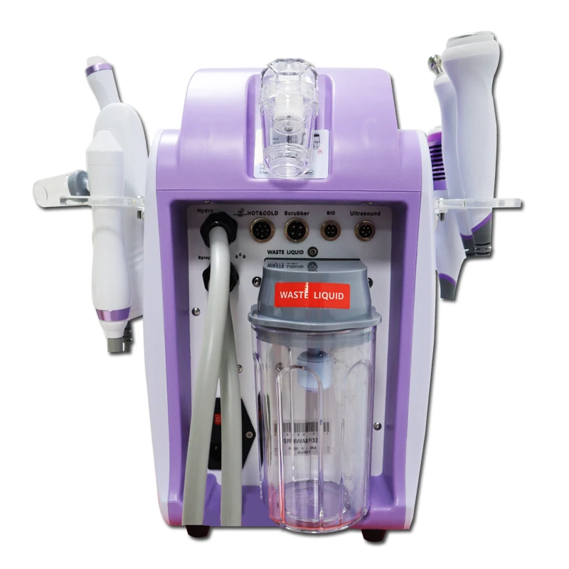 Beauty Health Machine, 6 in 1 Small Bubbles Machine Dermabrasion Machine Multifunctional Skin Care Moisturizing Clean