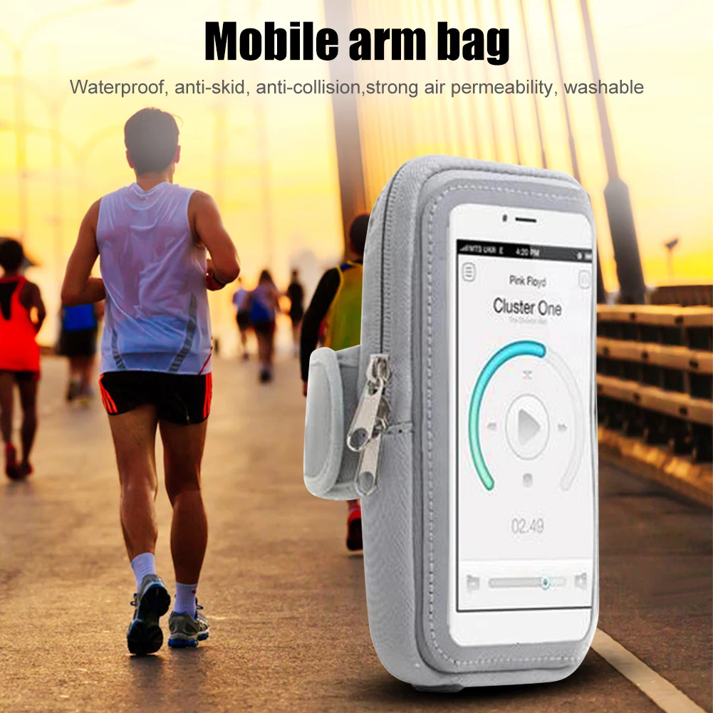 

Sports Pouch Phone Bag Running Jogging Gym Arm Band Case Men Women Running Jogging Arm Touch Screen Phone Pouch
