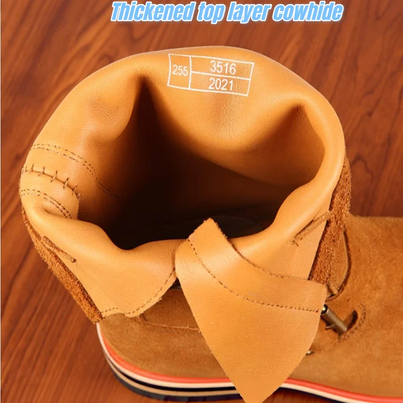 Mens Retro style Engineer boots.Motor Rider handmake Welted real cowhide shoes.Luxury genuine Suede boots