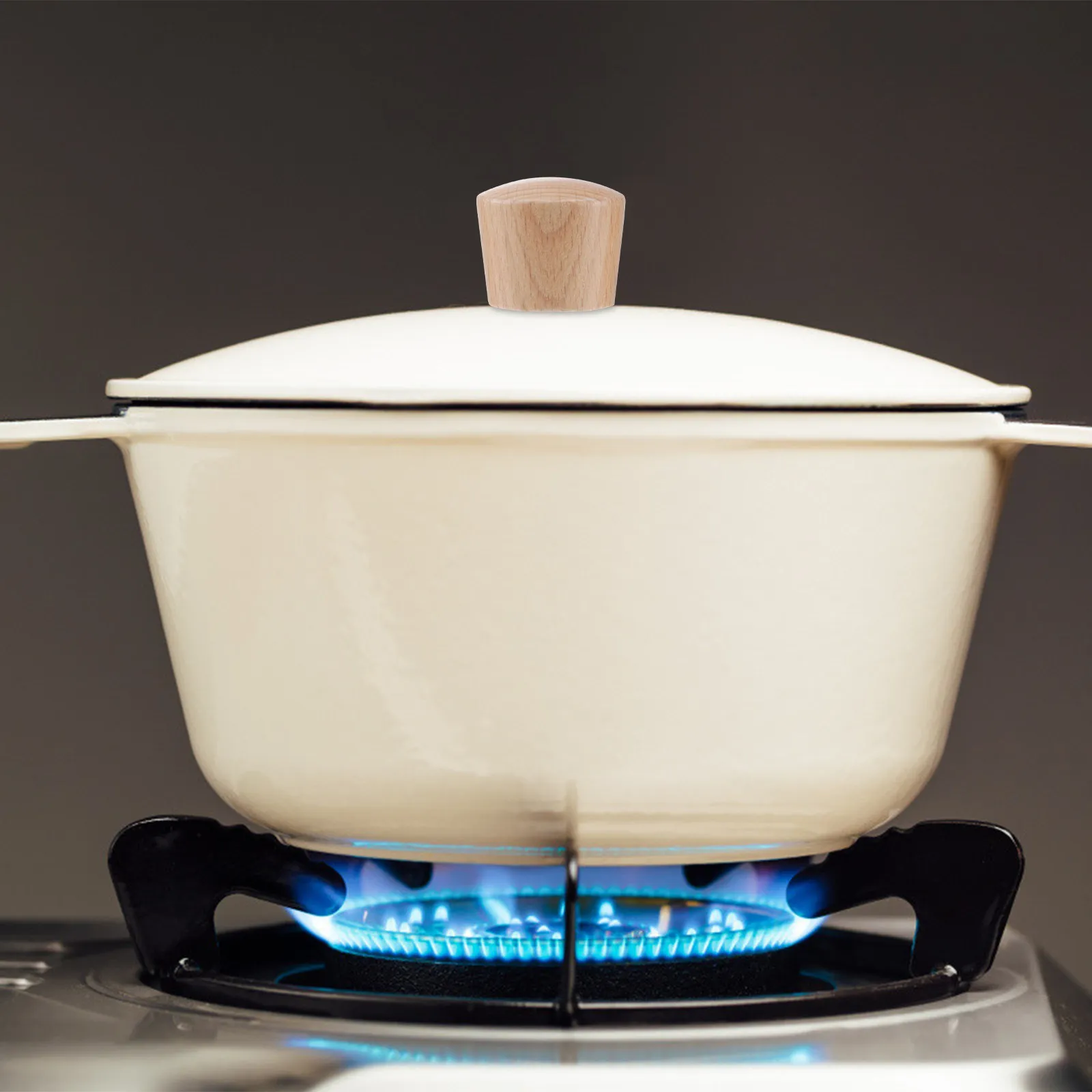 

2 шт. Изолированная деревянная ручка-кнопка для крышки кастрюли, замена M6, светлый цвет, защита от ожогов, прочная фурнитура для кухонной утвари