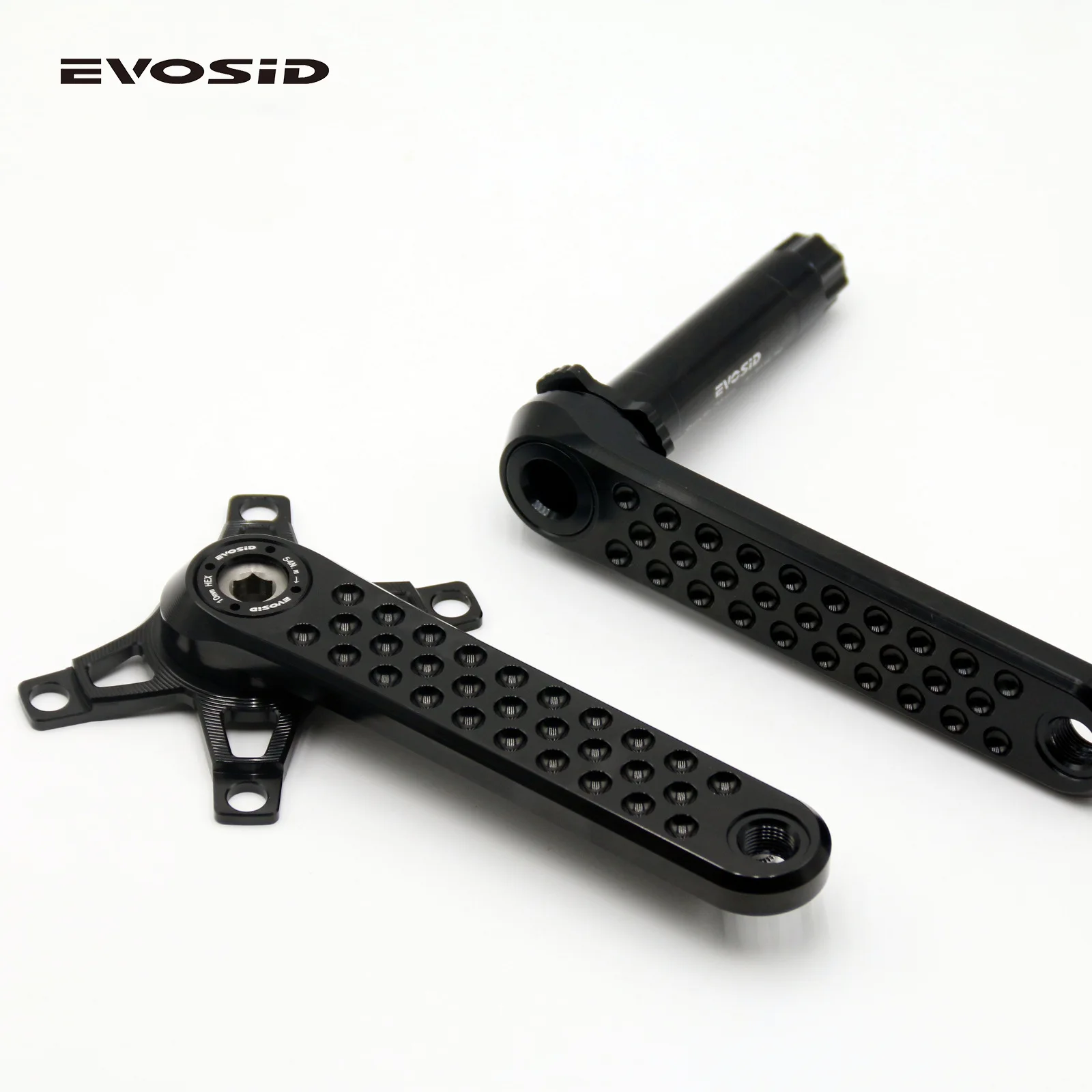 

Велосипедные шатуны EVOSID 160/165/170 мм, шатуны для гравийного велосипеда с ЧПУ, полые встроенные с тремя болтами