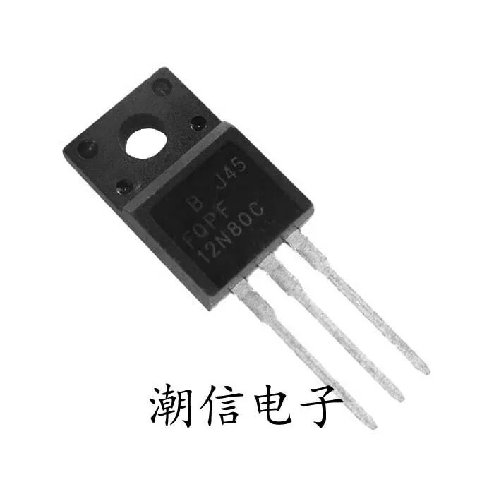 

10pieces FQPF12N80 FQPF12N80C 12A 800V original new in stock