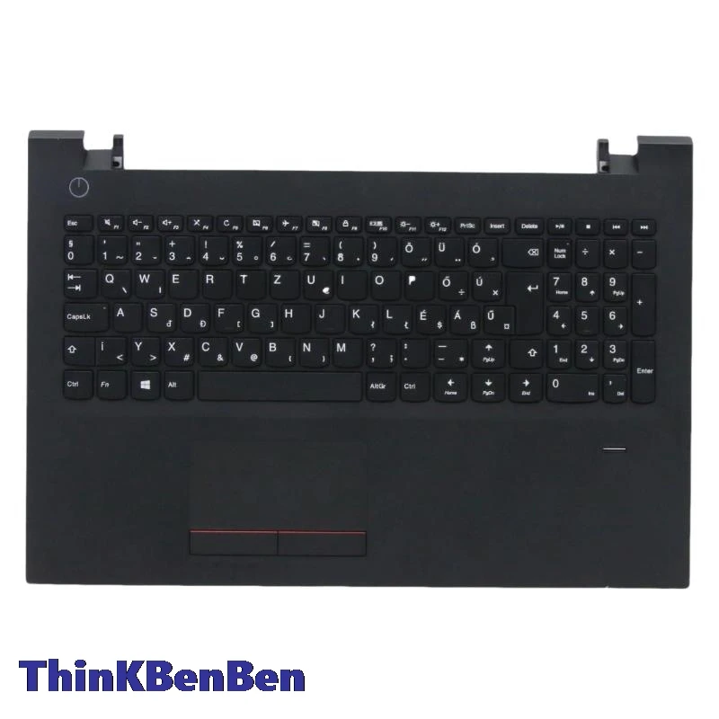 HU Hungarian Black Keyboard Upper Case Palmrest Shell Cover For Lenovo V510 15 15IKB 5CB0M31601