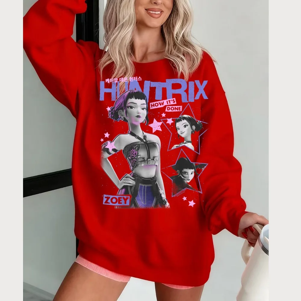 Nuovo anime popolare caccia alle streghe maglione da donna gruppo donna uomo pullover retrò streetwear 2025 felpa da film divertente calda