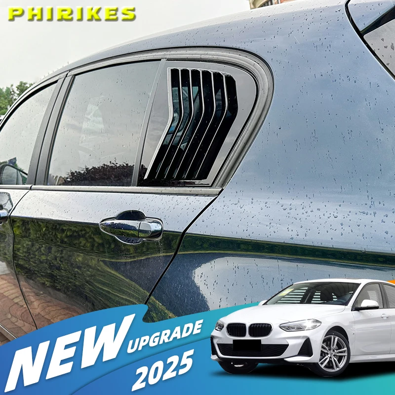 Para BMW F20 estilo de coche persianas de ventana trasera 116i 116d 118i 120i 120d 125i 2011-2019 kits de carrocería de alerón de ventana triangular trasera