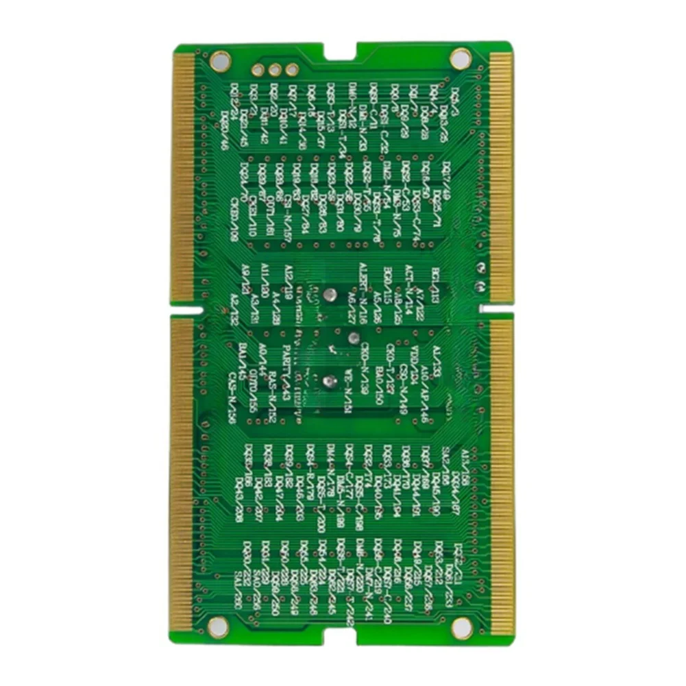 SO-DIMM Memory Diagnostic Card for DDR4 DDR3 Laptops with Dual-Direction Operation and Clear LED Signal Line Status Display